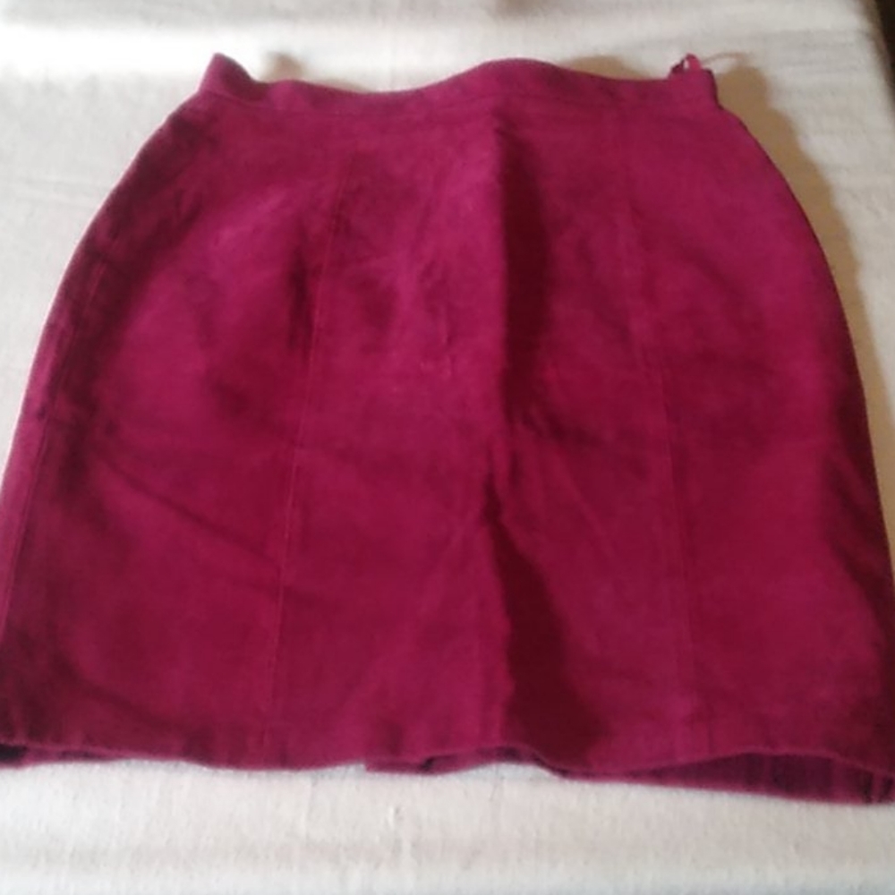 Suede Skirt